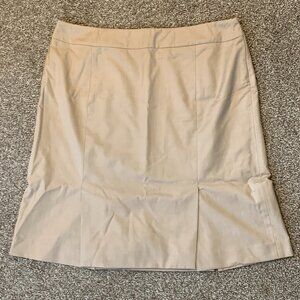 Isabel & Nina Khaki Tan Suit Skirt